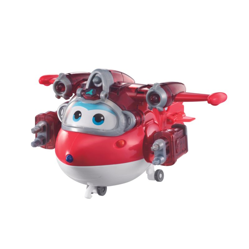 Đồ Chơi SUPERWINGS Robot Biến Hình Siêu Vệ Binh Jett Tia Chớp Và Quả Bóng Sức Mạnh Kim Loại YW760963