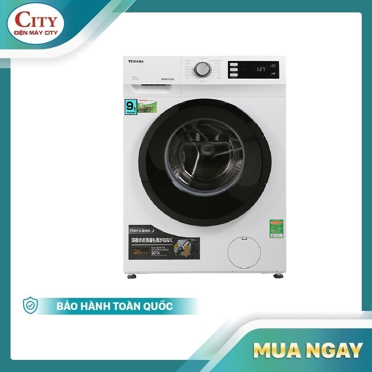 Máy giặt Toshiba BK105S2V- Hàng Chính Hãng- Giao toàn quốc