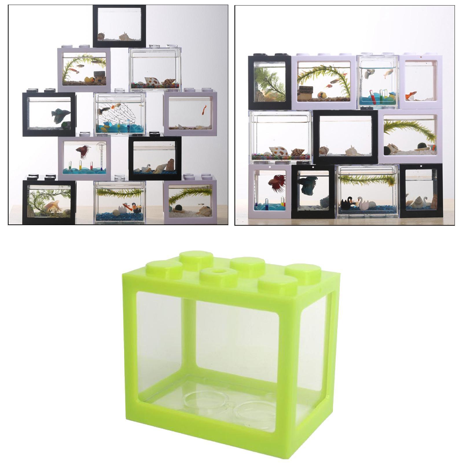 Aquarium Fish Tank Mini Building Blocks  Home Decor