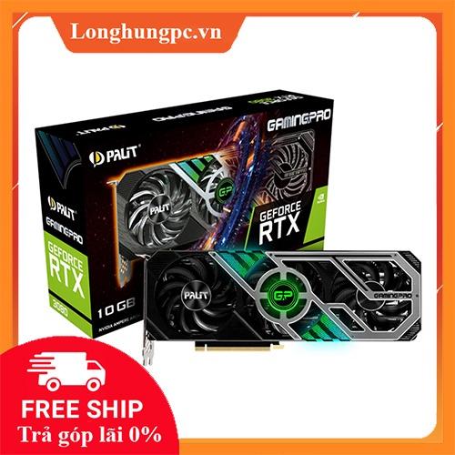 VGA Palit RTX 3080 Gaming Pro 10GB (10GB GDD6X, 320-bit, HDMI +DP, 2x8-pin)