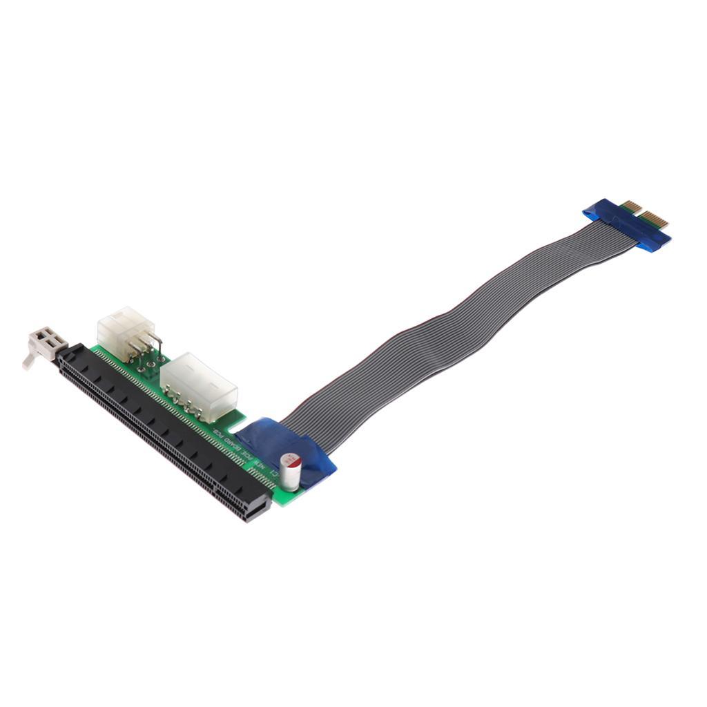 Video Graphics Card Riser Card x1 to x16 Adapter Cable 200mm