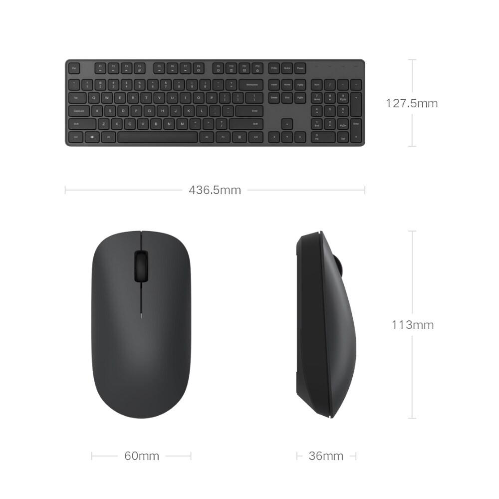 Bộ bàn phím không dây kèm chuột Xiaomi WXJS01YM-Hàng chính hãng