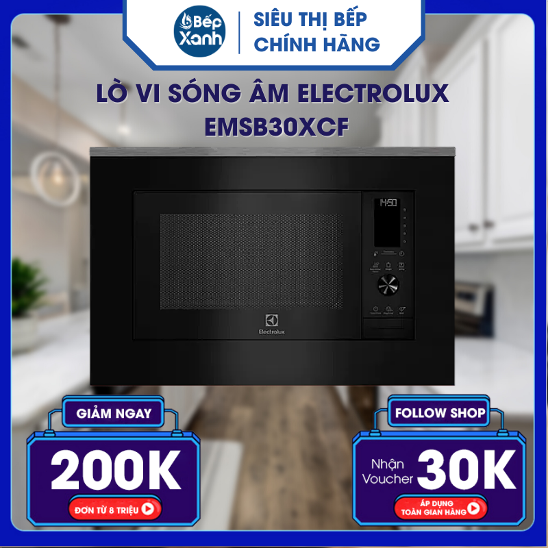 Lò Vi Sóng Âm Electrolux EMSB30XCF - Hàng Chính Hãng