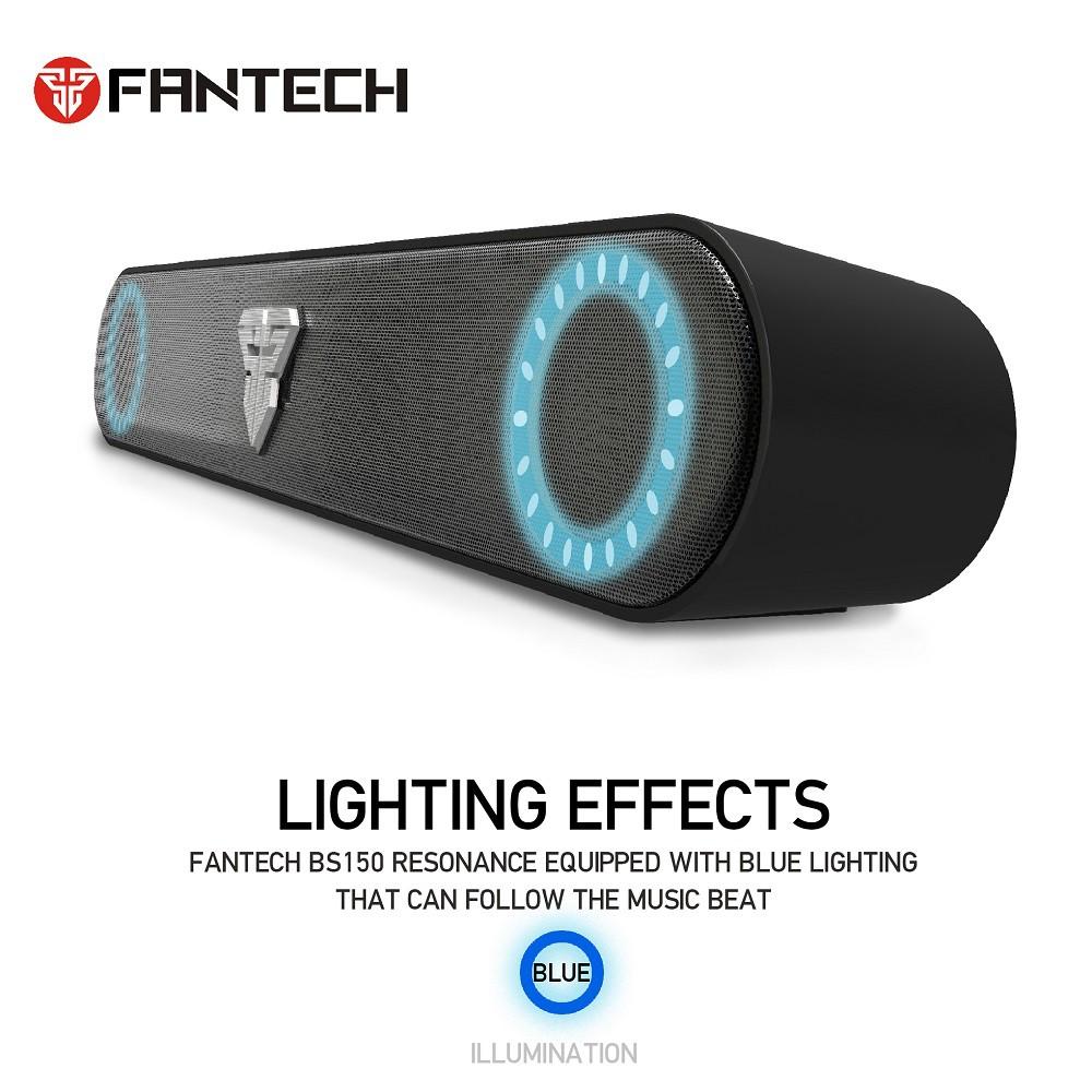 Loa Bluetooth hỗ trợ thẻ nhớ TF và USB có đèn LED nháy theo âm Bass FANTECH BS150 - HÀNG CHÍNH HÃNG