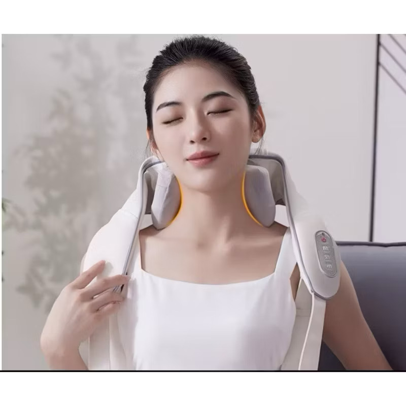 ￼Máy massage cổ vai gáy J88 với 6 đầu massage, mát xa cơ học chườm ấm giúp giảm đau Thiên Phúc Tâm