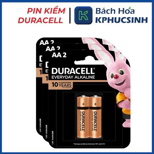 Pin Kiềm Duracell Everyday AA vỉ 2 viên