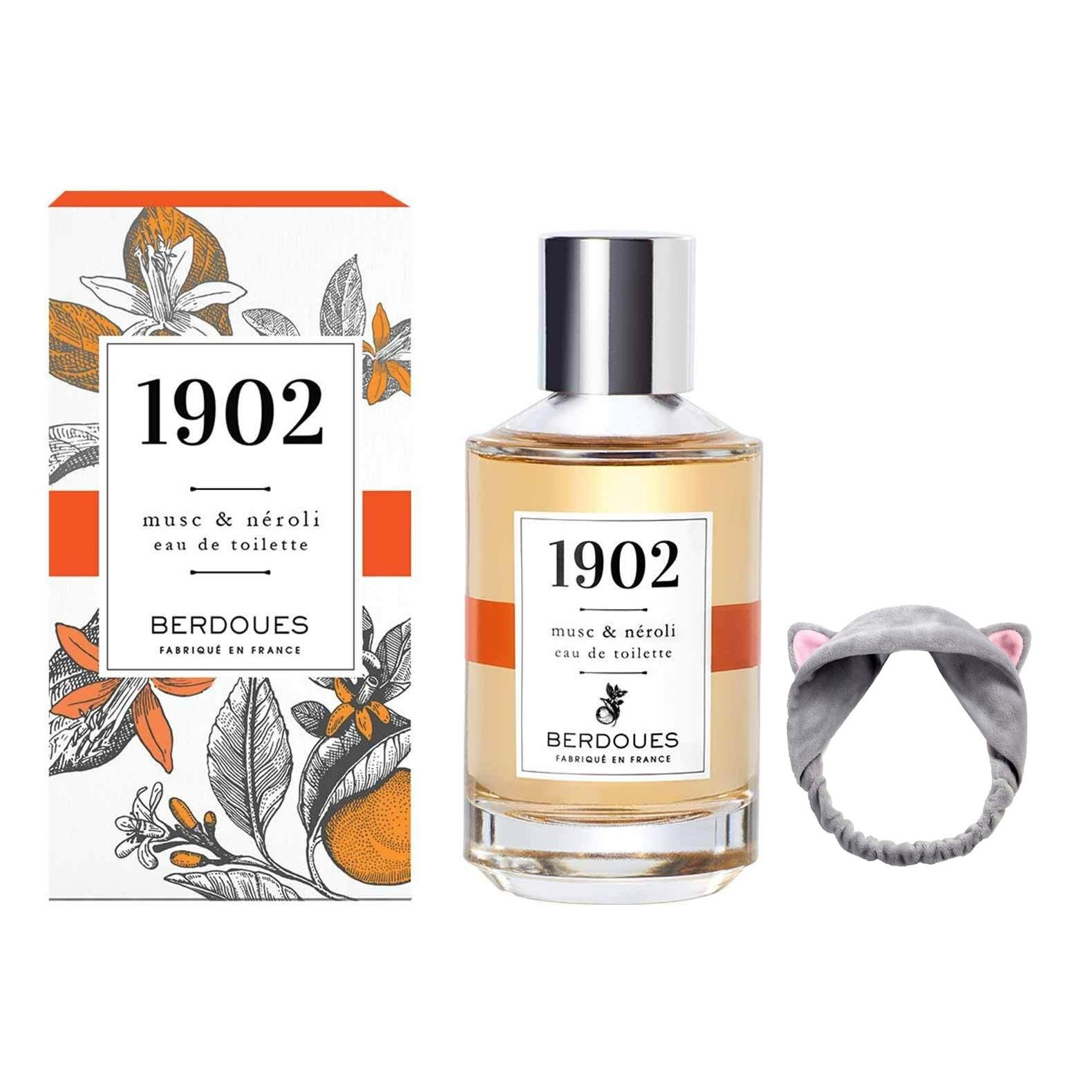 Nước Hoa Berdoues 1902 Musc &amp; Néroli Eau De Toilette 100ml + Tặng Kèm 1 Băng Đô Tai Mèo Xinh Xắn ( Màu Ngẫu Nhiên)