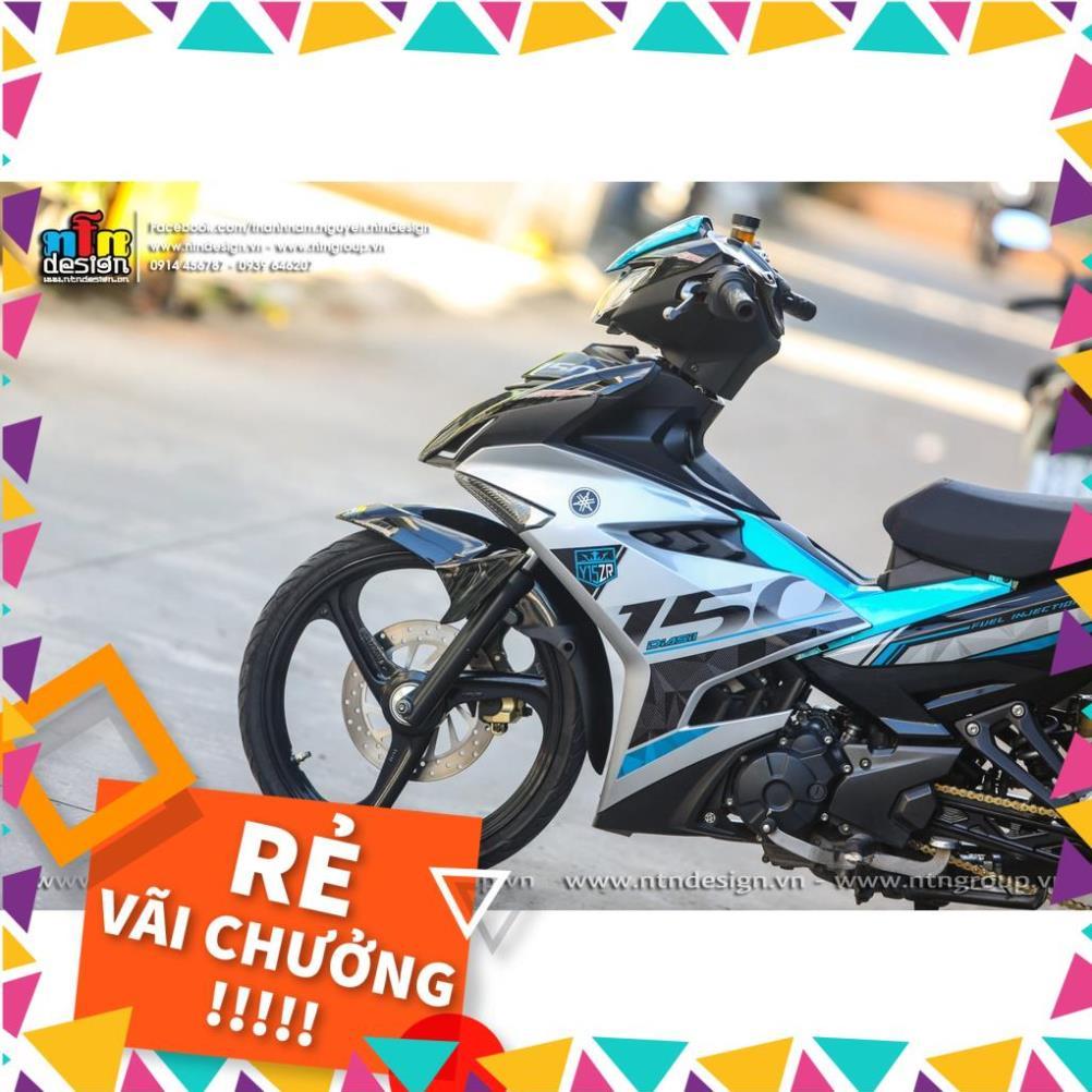 Tem Rời Exciter 150 Mẫu Y15ZR Bạc Xanh Đen