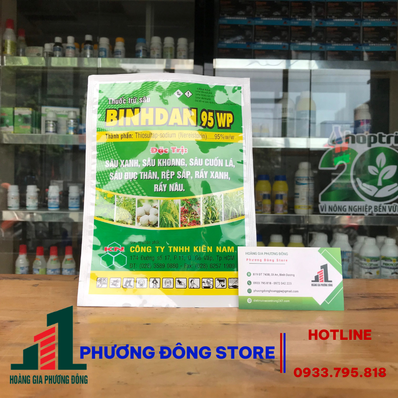 Thuốc trừ sâu rầy Binhdan 95WP gói 100g