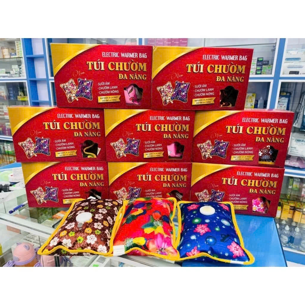 Túi Chườm Đa Năng Nóng Lạnh Sạc Cắm Điện Giữ Ấm Tay Chân Cơ Thể Giữ Nhiệt Văn Phòng - Giao Màu Ngẫu Nhiên - Hàng Nhập Khẩu