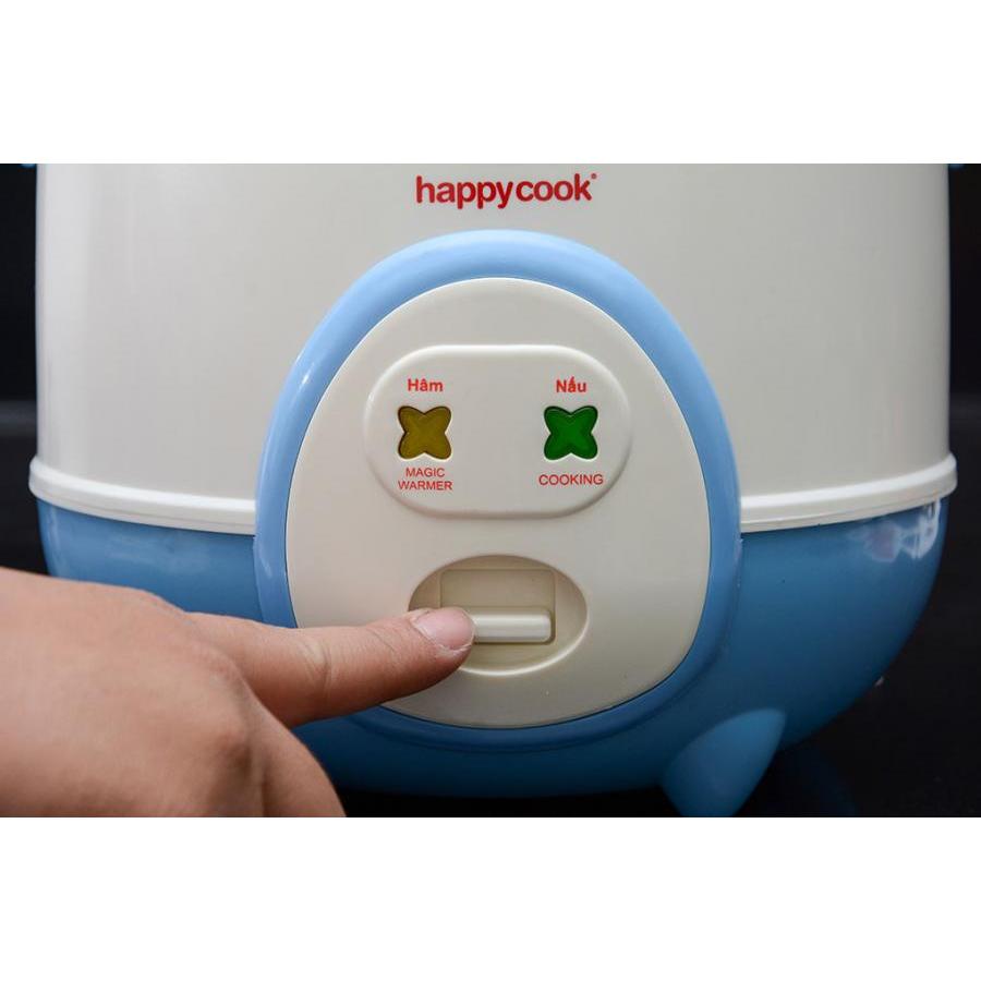 Nồi Cơm Điện HappyCook HC-060 (0.6L) - Xanh - Hàng chính hãng