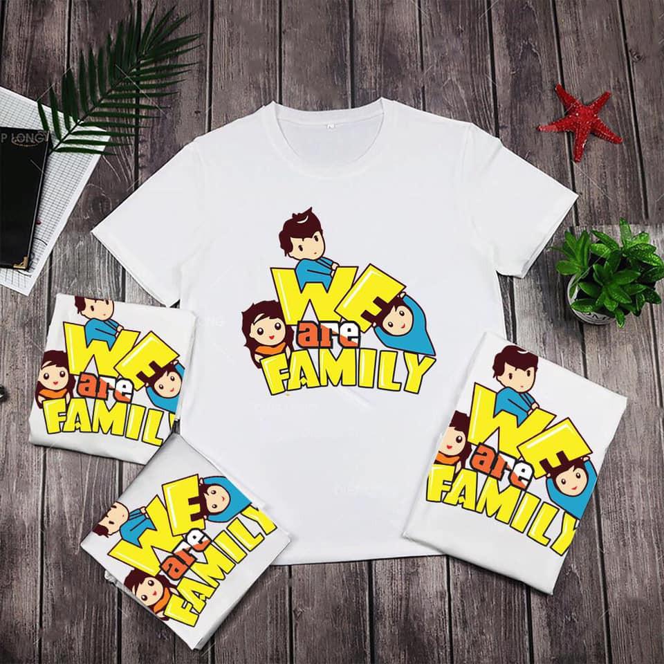 Áo team, áo thun nhóm, áo lớp, gia đình - WE ARE FAMILY {đủ size