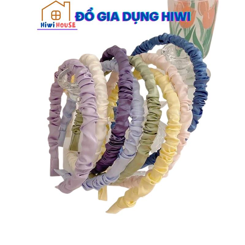 Bờm tóc vải autum phong cách Hàn Quốc nhiều màu