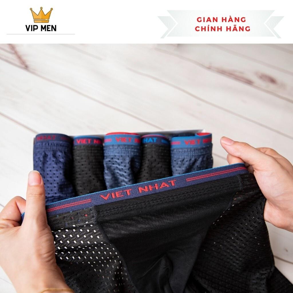 Sịp đùi nam thông hơi cao cấp, sịp boxer, sip đùi lỗ lưới thoải mái thoáng mát, xịp nam, sịp cotton
