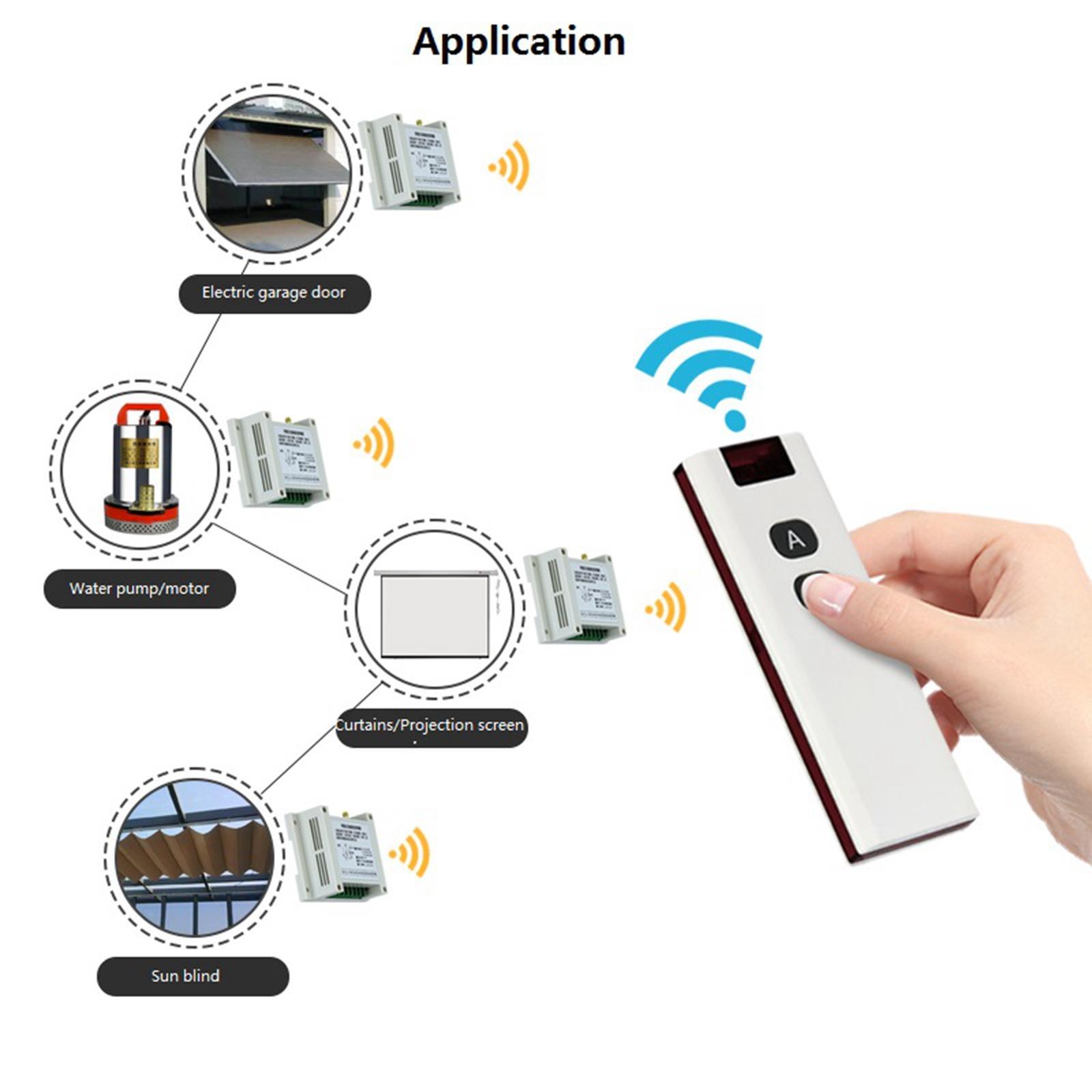 Water Pump Remote Control Switch Stable Receiver High Range High Power