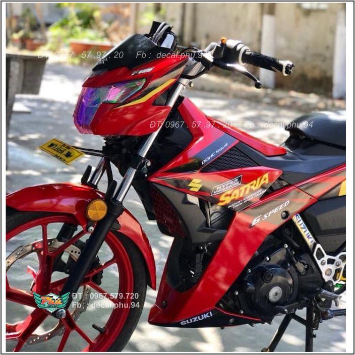 Tem rời Satria Đỏ candy  -1