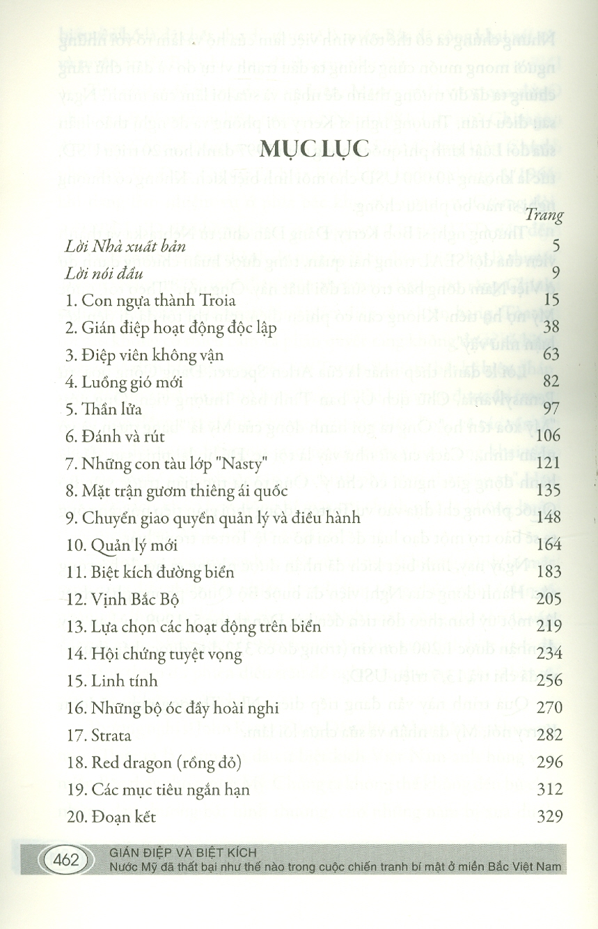 GIÁN ĐIỆP VÀ BIỆT KÍCH - Nước Mỹ đã thất bại như thế nào trong cuộc chiến tranh ở miền Bắc Việt Nam – Kenneth Conboy và Dale Andradé – Dương Văn Đoàn và Trần Ngọc Thạch dịch – NXB Chính trị quốc gia sự thật (Bìa mềm)