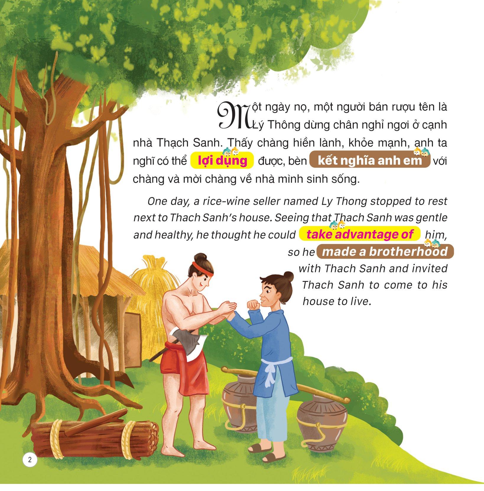 Truyện Cổ Tích Việt Nam (Song Ngữ Việt-Anh) - Thạch Sanh