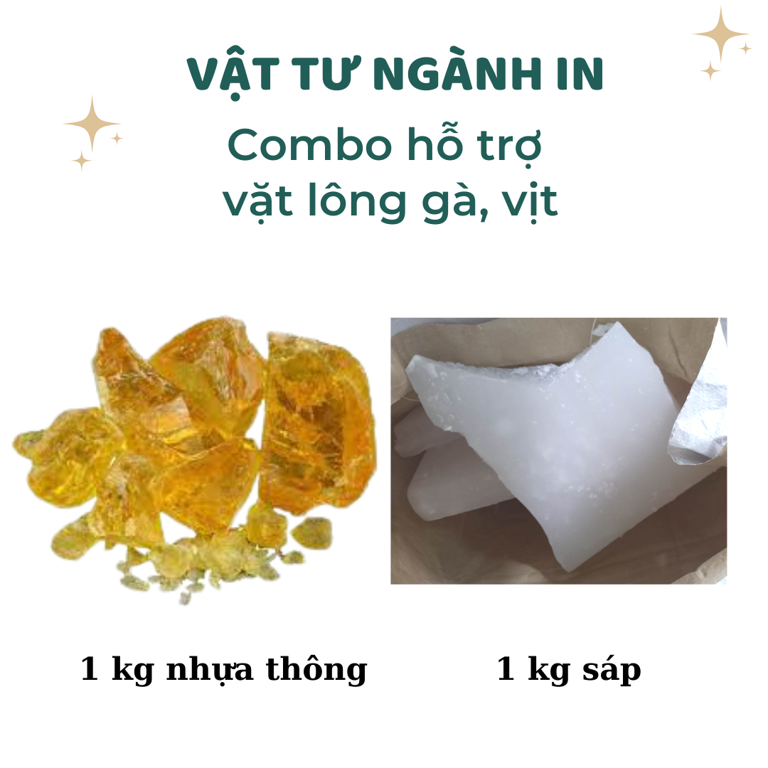 Combo hỗ trợ vặt lông gà vịt