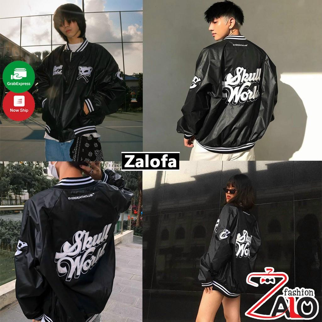 Hình ảnh Áo khoác Bomber dù Unisex Ulzzang nam nữ Nhiều Mẫu Hot Áo Bomber dù 2 lớp lên from mặc siêu đẹp