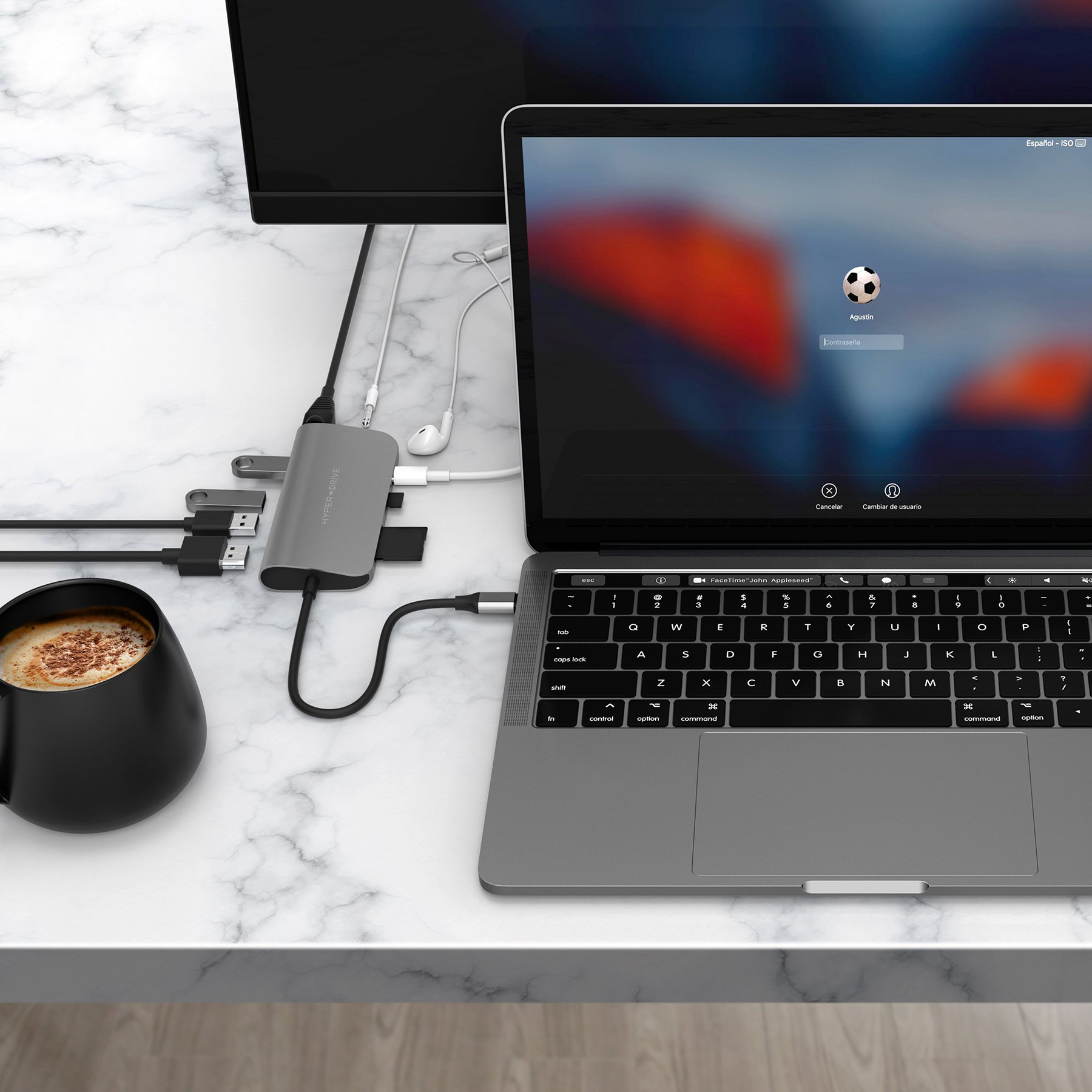 CỔNG CHUYỂN HYPERDRIVE POWER 9-IN-1 USB-C HUB FOR IPAD PRO 2018, MACBOOK, SURFACE, ULTRABOOK, CHROMEBOOK PC & USB-C DEVICES – HD30F - HÀNG CHÍNH HÃNG