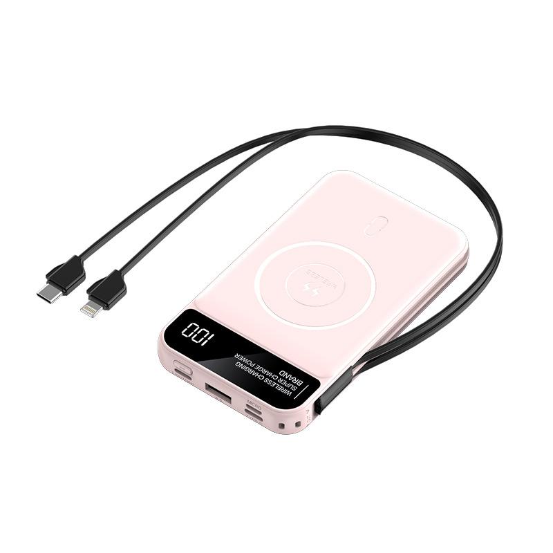 Ưu đãi đặc biệt Dòng mini khép kín 10000 mAh sạc nhanh nguồn điện di động hút từ tính magsafe Sạc không dây 15W sạc báu vật