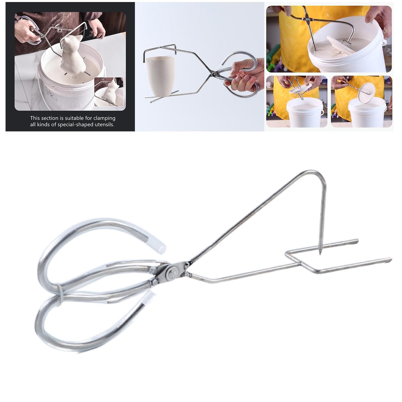 Dipping Pottery Tool, Lightweight Clay Sculpture Tongs for Clay Modeling Sculpting