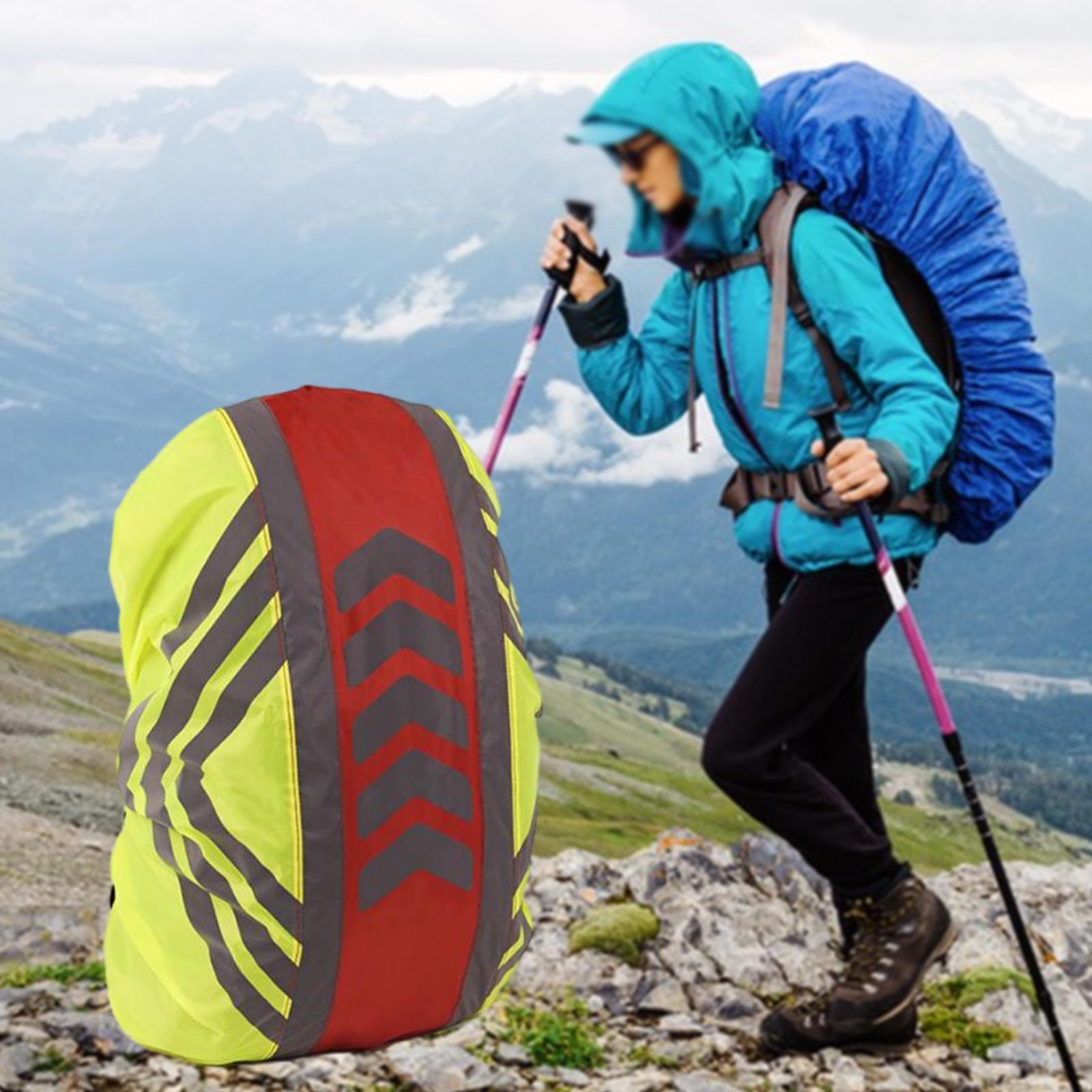 Waterproof Backpack Rain Cover with Reflective Strip for Outdoor Backpacking