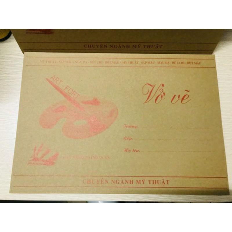 10 vở vẽ A3 thiếu