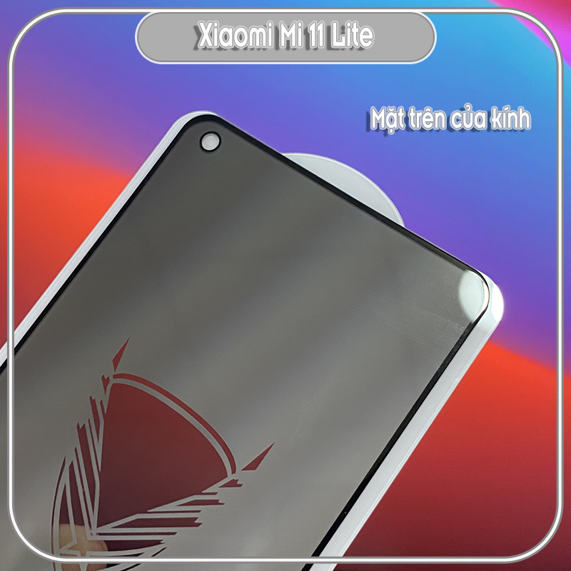 Kính cường lực cho Xiaomi Mi 11 Lite NE 4G 5G chống nhìn trộm full viền đen