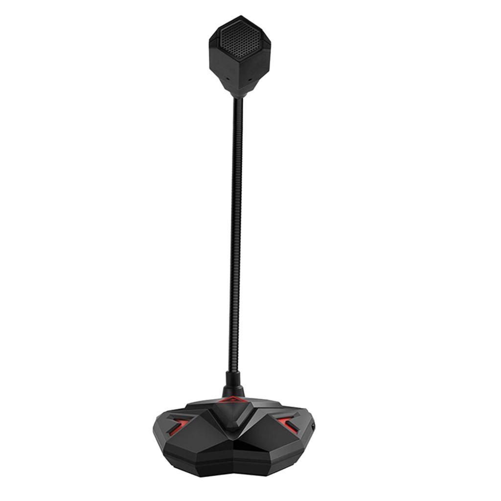 Portable USB Audio Microphone Mic for Desktop PC Computer #2