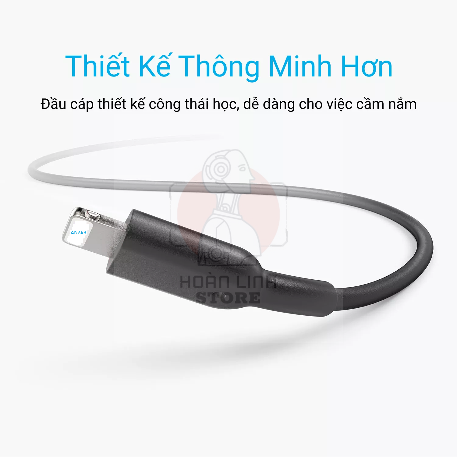 Cáp Sạc Cho iPhone Anker PowerLine II 0.9m - Anker A8432