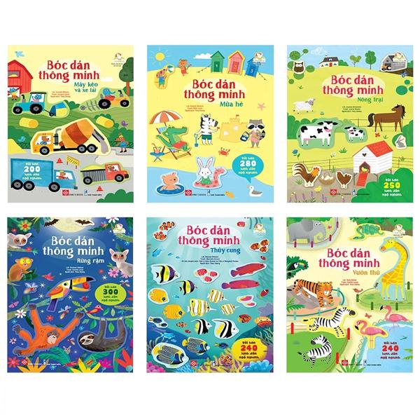 Bộ Tủ Sách Sáng Tạo – Bóc Dán Thông Minh Bộ 6 Cuốn