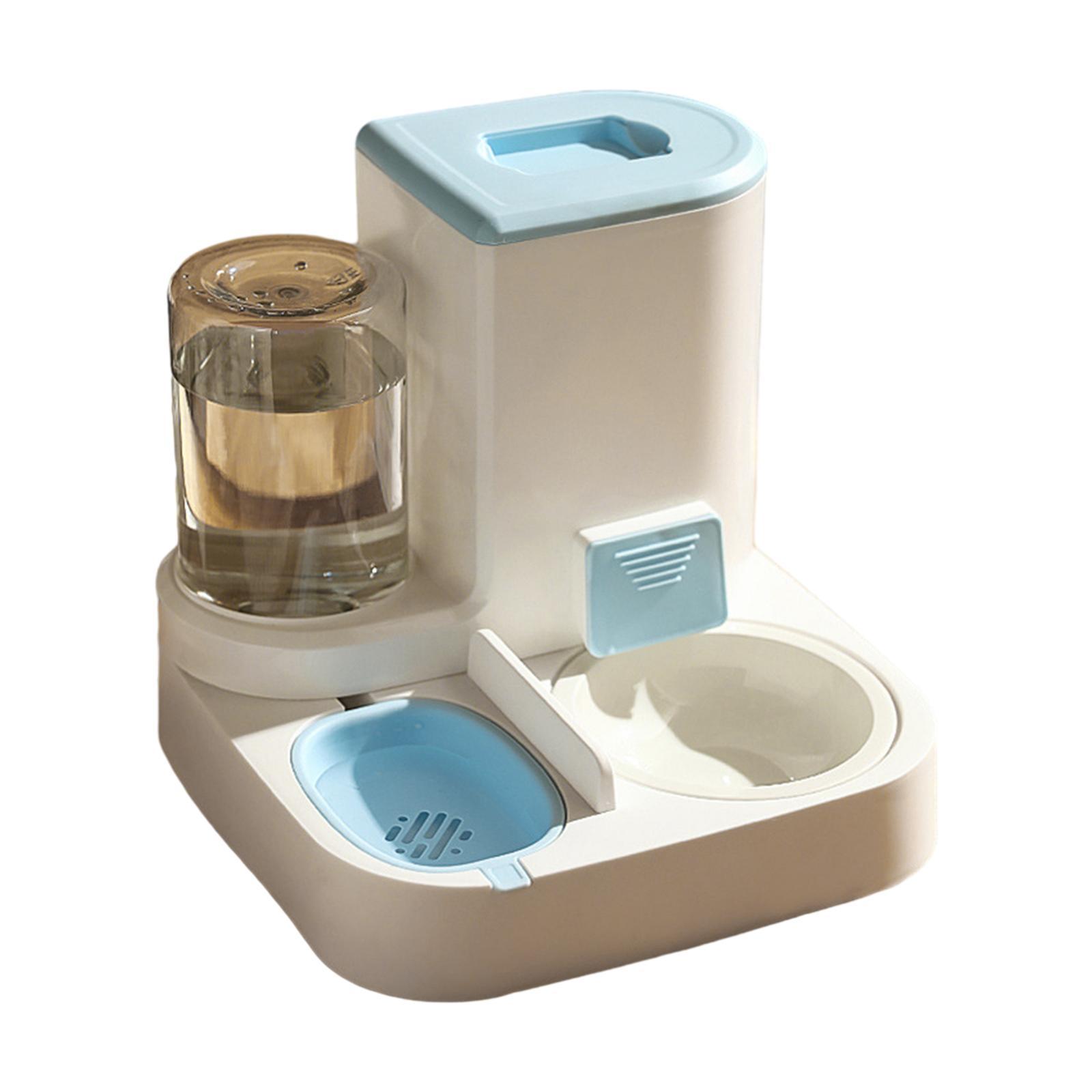 Automatic Dog Cat Feeder Feeder and Waterer Set Drinker Feeder Kitten Pet Supplies Travel Feeder and Water Dispenser Water Drinking Bowl
