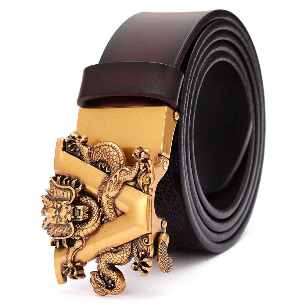 Nam Mới Tự Động Bánh Răng Dây Da 35Mm 1 3/8 "Nam Dây Thắt Lưng