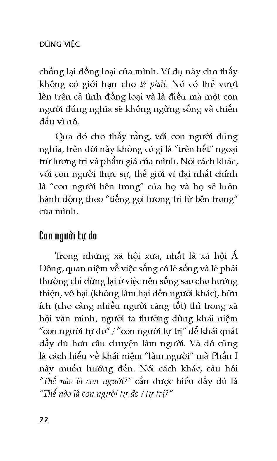 Đúng Việc - Một Góc Nhìn Về Câu Chuyện Khai Minh (Tái bản lần thứ 12) - Bìa cứng (Bản in năm 2023)