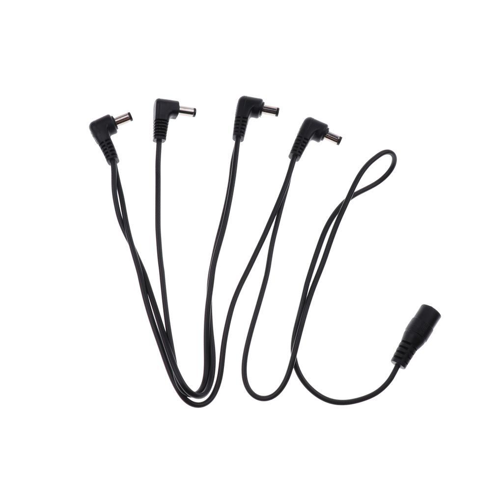 Practical Guitar Effects Power Supply 1 to 4 DC Black 30cm