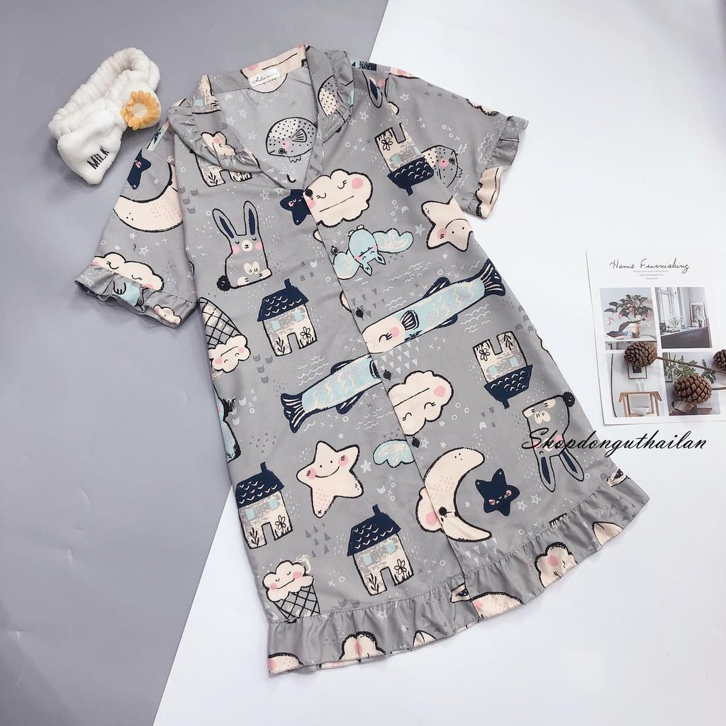 Váy ngủ pijama loại 1 siêu cute
