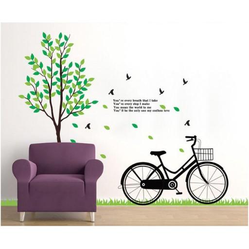 Decal trang trí tường hình nhánh cây