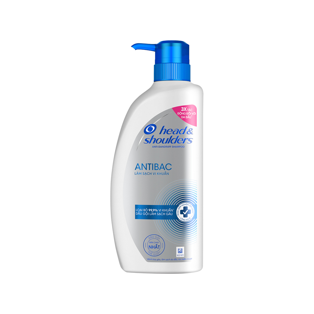 Dầu Gội HEAD & SHOULDERS Antibac Làm Sạch Vi Khuẩn Chai 625ML