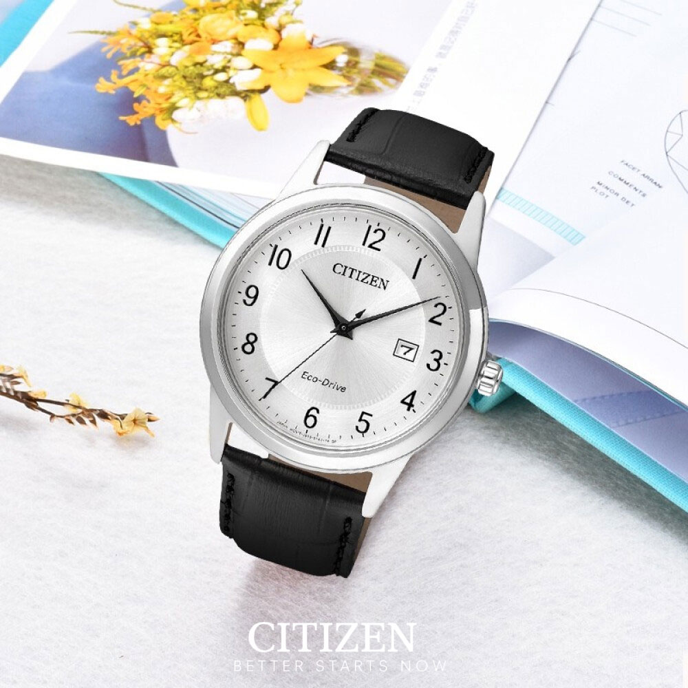 Đồng Hồ Nam Citizen Dây Da AW1231-07A - Mặt Trắng