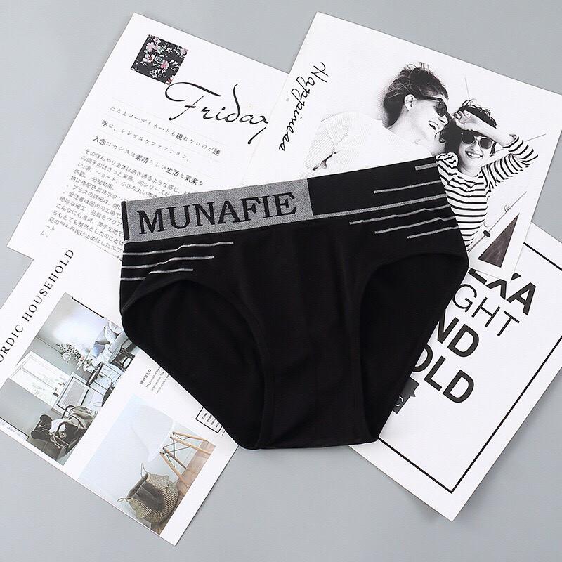 Quần lót tam giác nam Munafie hàng dệt kim cao cấp William + Tặng túi zip - WS30