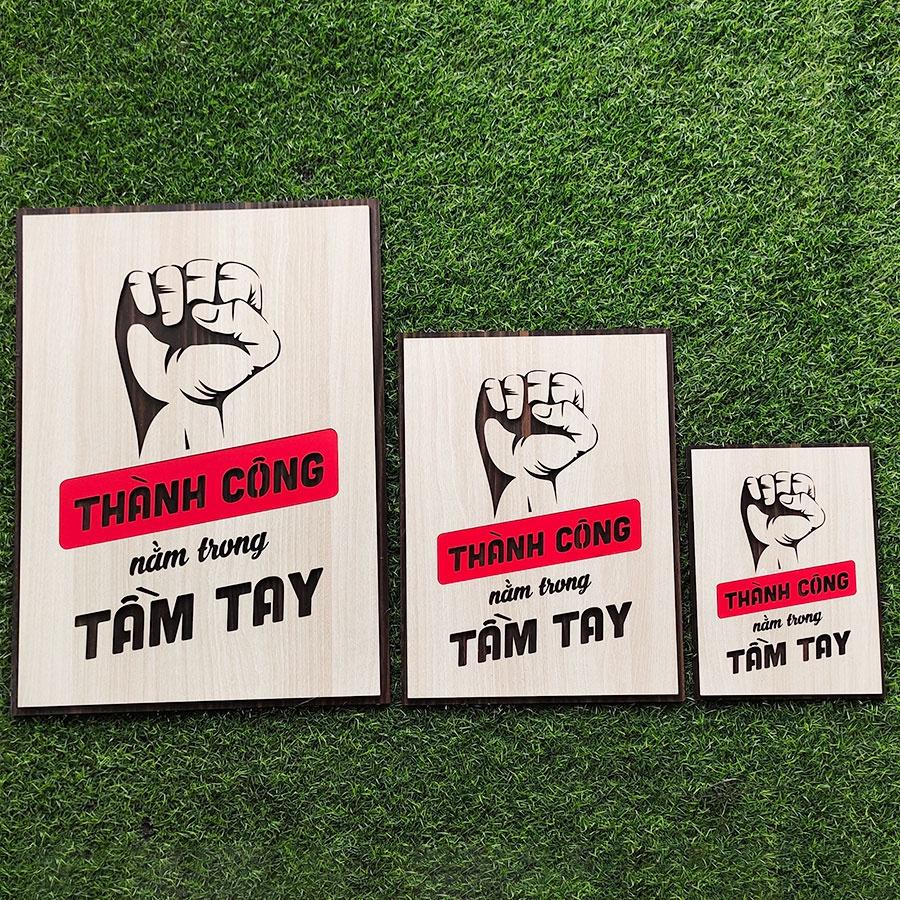 Tranh gỗ TBIG 129 - Thành công nằm trong tầm tay