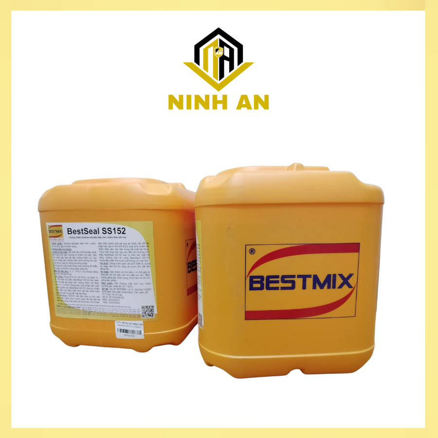 BestSeal SS152 can 5 Lít - Chống thấm sodium-silicate biến tính,thẩm thấu kết tinh