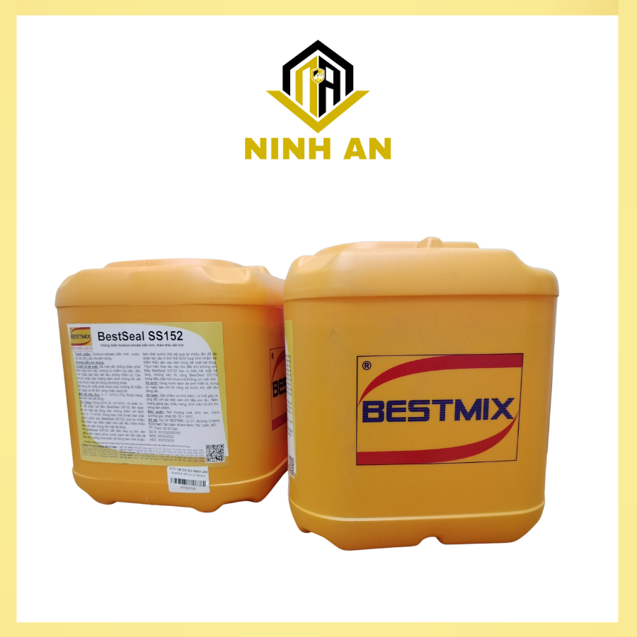 BestSeal SS152 can 5 Lít - Chống thấm sodium-silicate biến tính,thẩm thấu kết tinh ( Công trình cần Số lượng lớn vui lòng liên hệ )