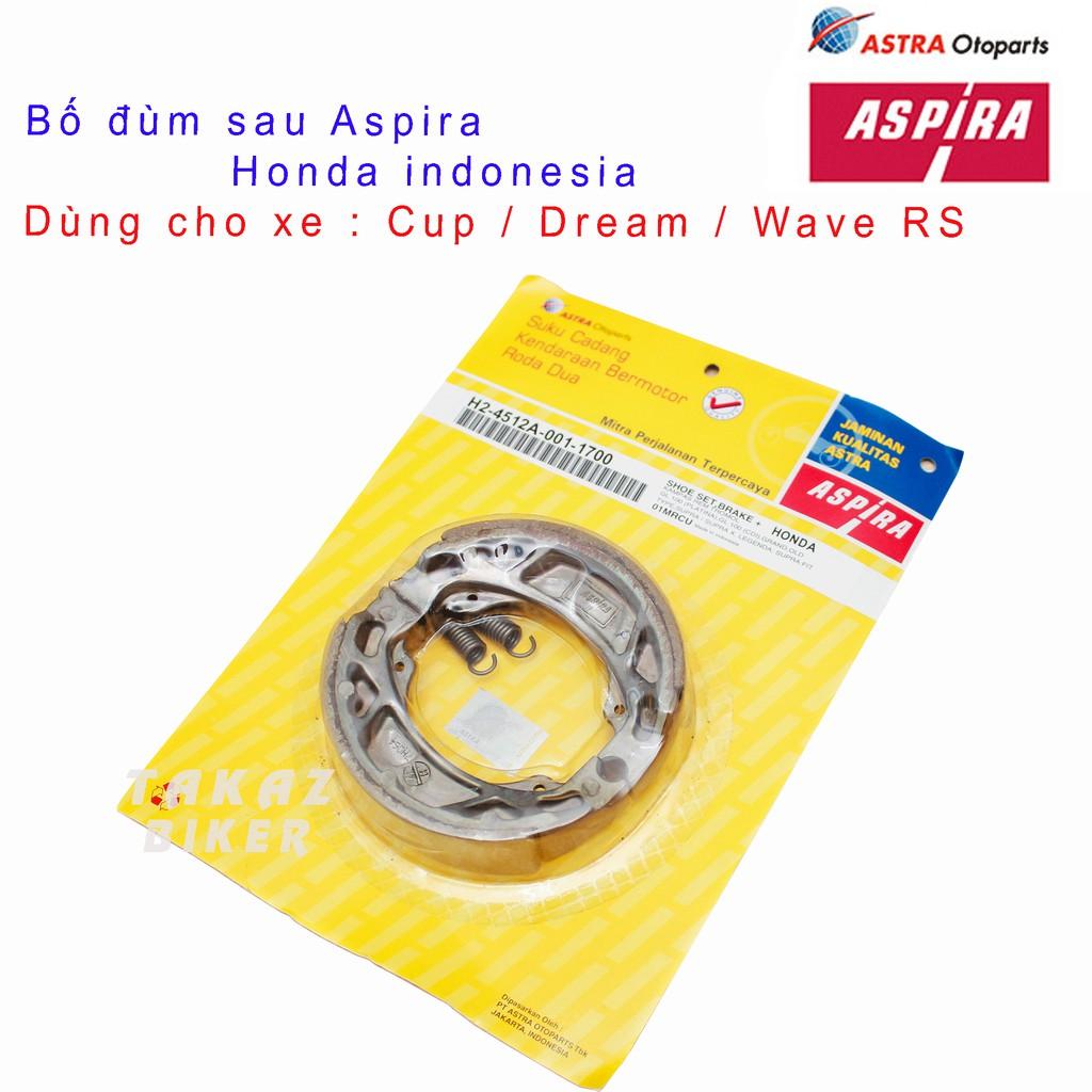 Bố Thắng Đùm Trước và Sau Thương Hiệu Aspira Dùng cho xe Dream Cup Wave anpha Wave RS Angel Future125