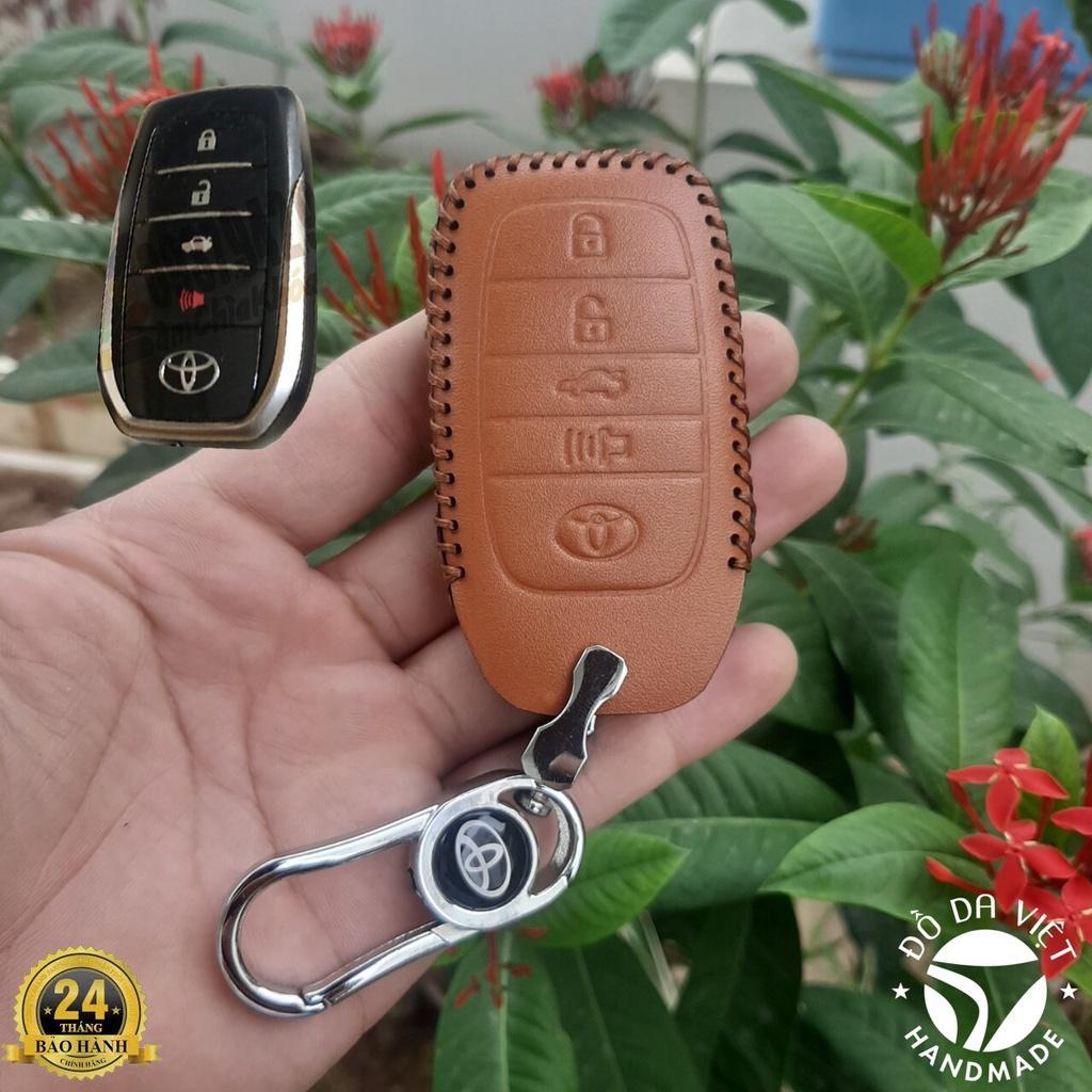 Bao Da Chìa Khóa Ô tô Toyota Camry, Fortuner , Da Bò nhập khẩu