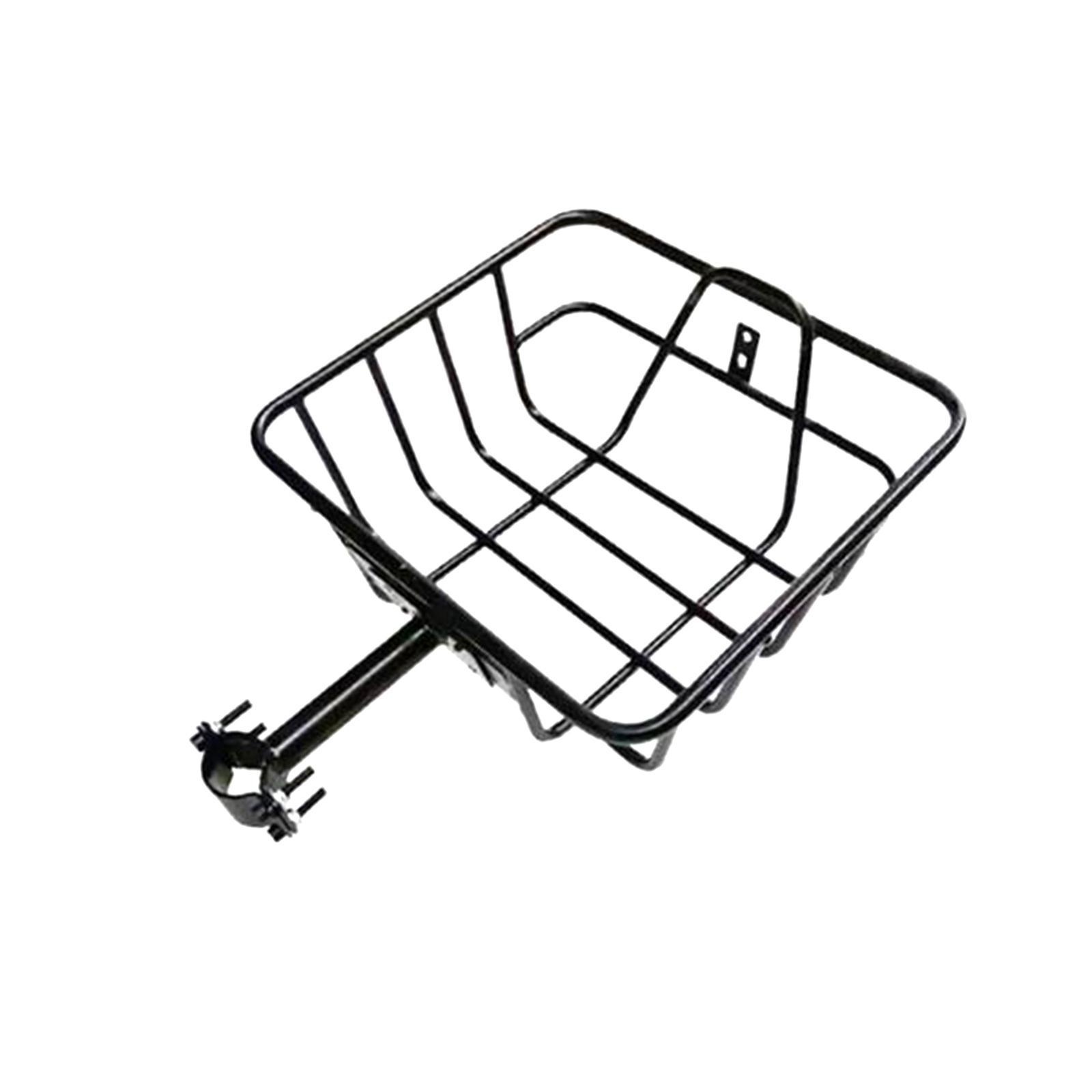 Rear Bike Basket Cargo Rack Portable Storage Large Capacity Rack Basket Basket for Outdoor Folding Bikes Camping
