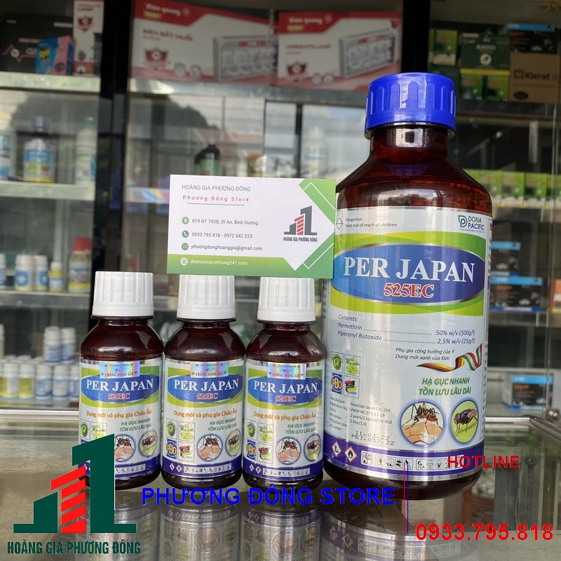Thuốc diệt muỗi và côn trùng Per Japan 525EC_ chai 100ml