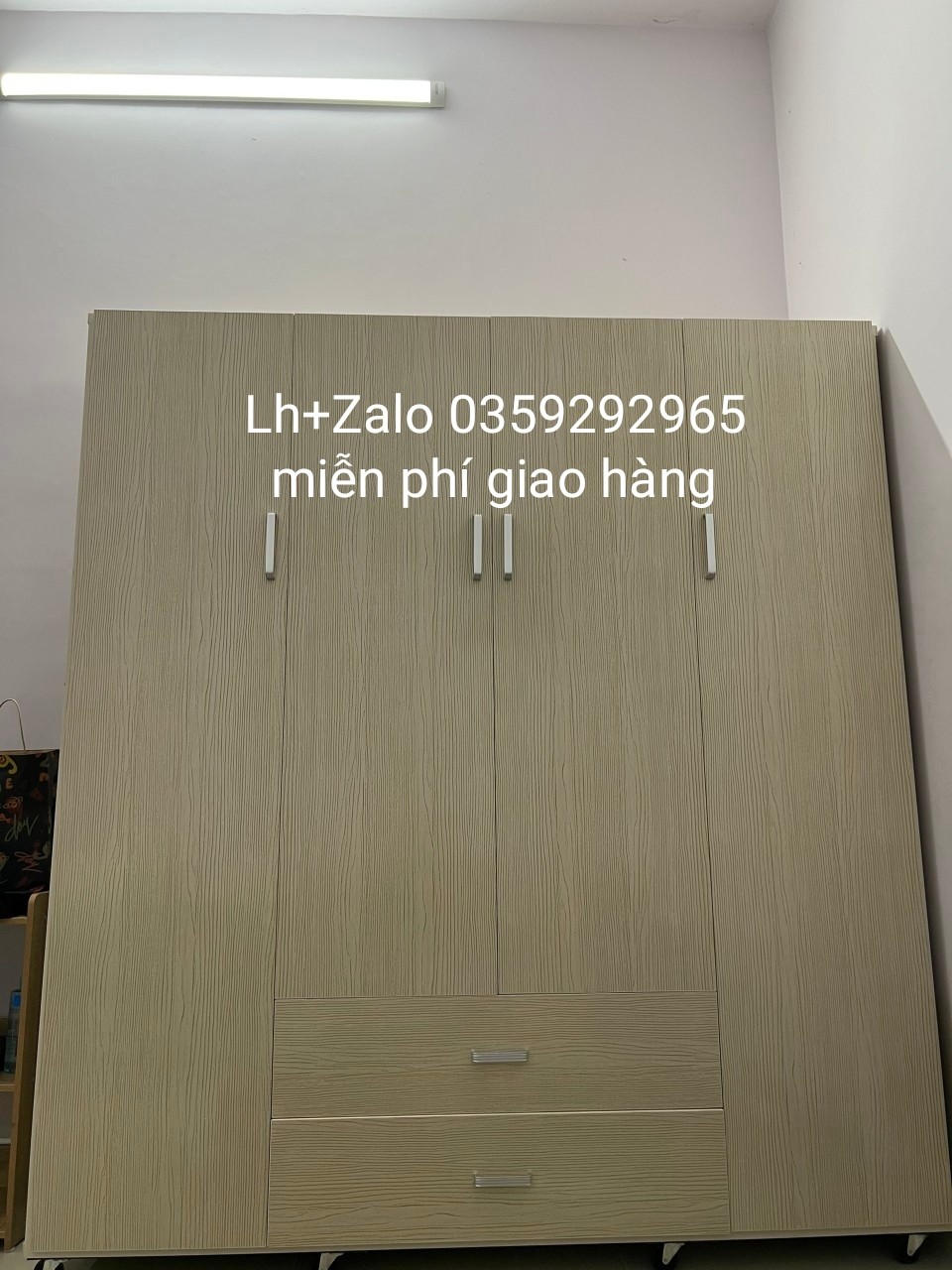 Tủ nhựa đài Loan 4 cánh